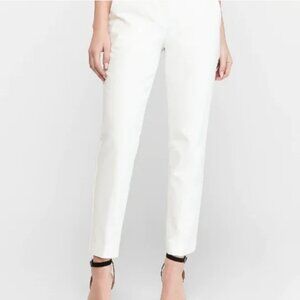 NWT The Limited white straight leg stretch dress pants size 2